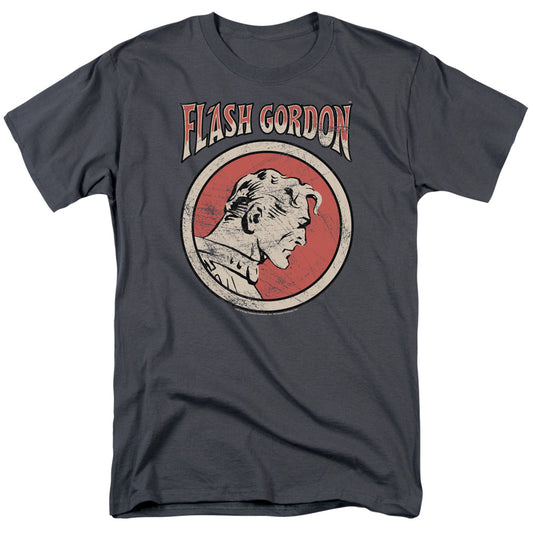 Flash Gordon™ Vintage Movie Shirt - Officially Licensed - Adult Unisex Short Sleeve T-Shirt - Flash Circle