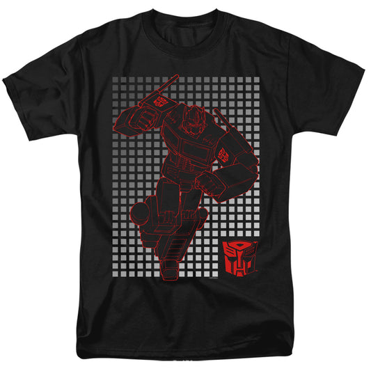 Transformers™ Shirt - Officially Licensed - Optimus Grid - Adult Unisex Short Sleeve T-Shirt