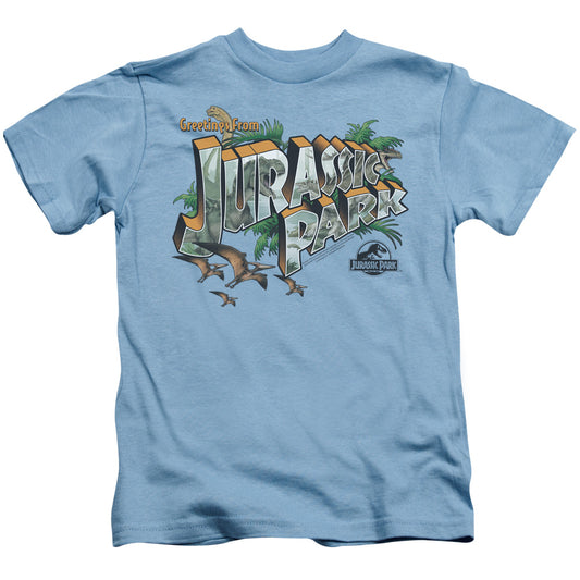 Jurassic Park - Greetings From Jp Short Sleeve Juvenile 18/1 - Forces Of Mankind