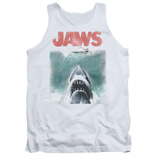 Jaws™ - Adult Unisex Tank Top - Vintage Poster - Officially Licensed