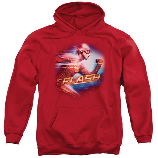 The Flash™ - Adult Unisex Hoodie - Pull Over Hoodie - Fastest Man Red - Officially Licensed - Star Labs, Tv Serial, Netflix, Lightning