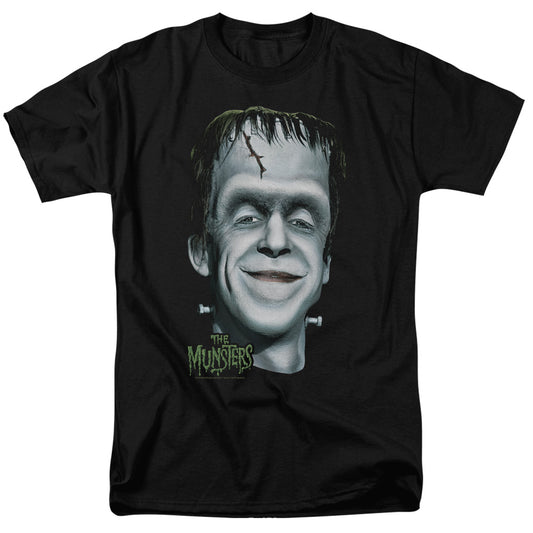 The Munsters™ Shirt - Hermans Head - Frankenstein Shirt - Adult Unisex Short Sleeve T-Shirt - Officially Licensed