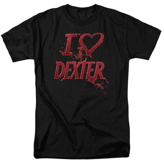 Dexter™ TV Show Shirt - Officially Licensed - I Heart Dexter - Dexter Morgan - Adult Unisex Short Sleeve T-Shirt