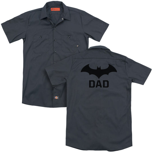 Batman - Hush Dad(Back Print) Adult Work Shirt - Forces Of Mankind