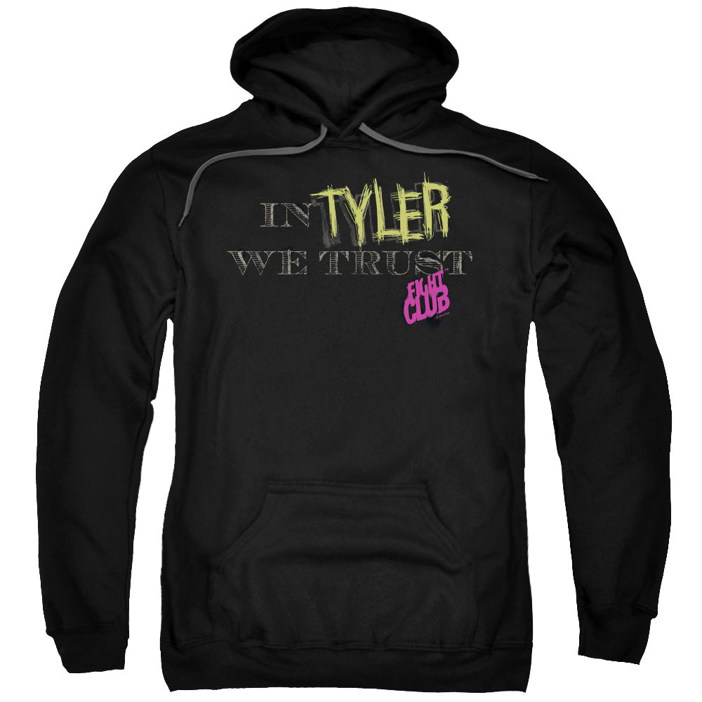 Fight Club™ Movie Hoodie - In Tyler We Trust - Officially Licensed - Adult Unisex Pull Over Hoodie