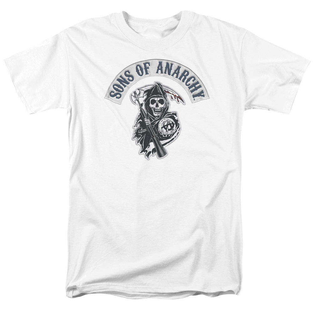 Sons Of Anarchy™ Shirt - Officially Licensed - Bloody Sickle - Adult Unisex Short Sleeve T-Shirt