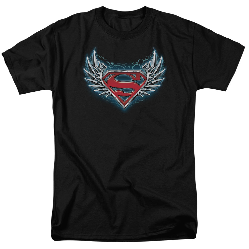 Superman™ Shirt - Officially Licensed - DC Comics - Steel Wings Logo - Adult Unisex Short Sleeve T-Shirt