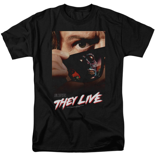 They Live™ Horror Movie Shirt - Officially Licensed - Poster - Unisex Adult Short Sleeve T-Shirt