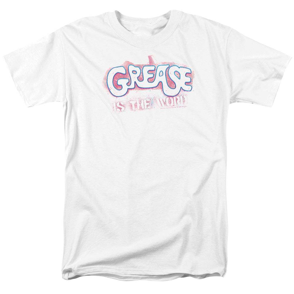 Grease™ Movie Shirt - Officially Licensed - Adult Unisex Short Sleeve T-Shirt - Grease Is The Word