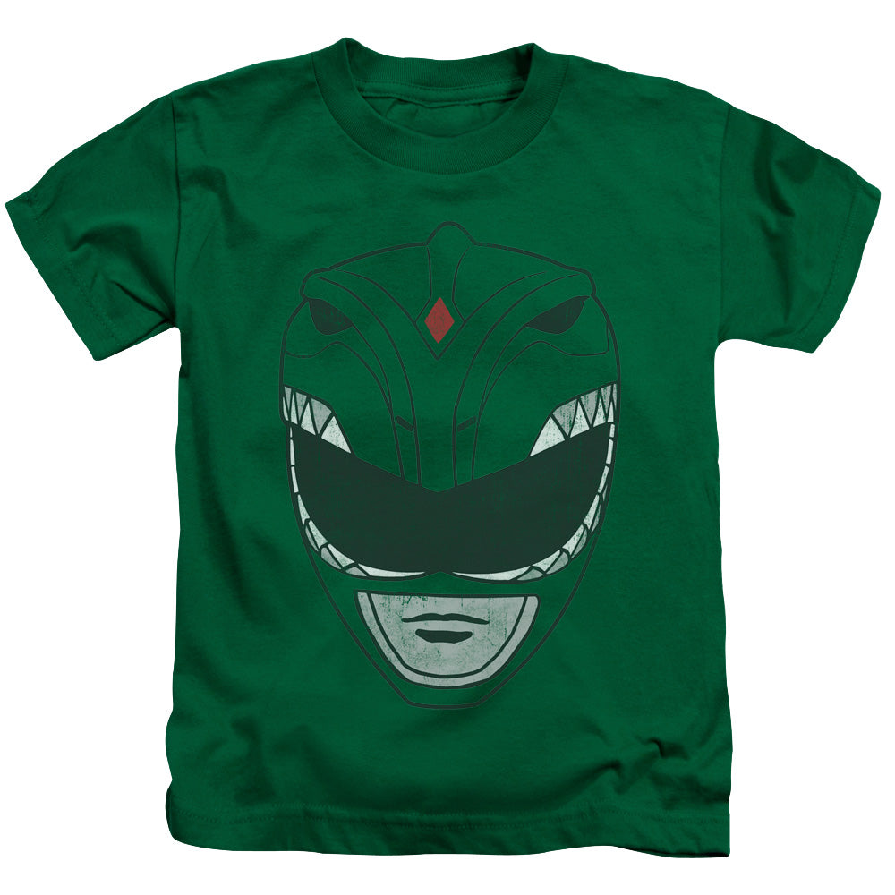Power Rangers™ - Kids Shirt (Ages 4-7) - Juvenile Kids T-Shirt - Green Ranger Mask - Officially Licensed - Size 4 5 6 7
