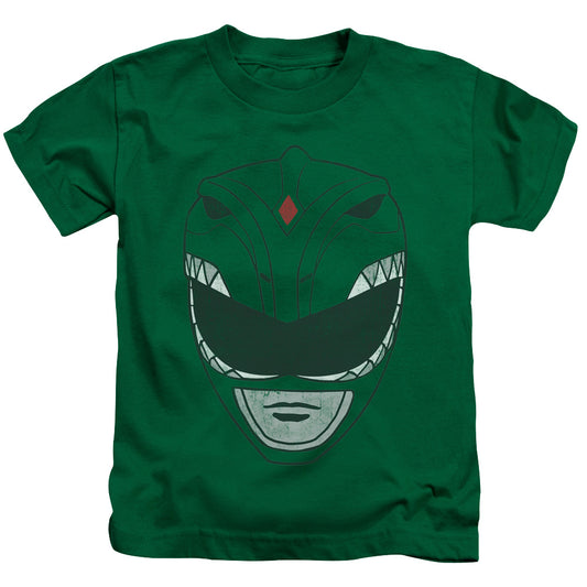Power Rangers™ - Kids Shirt (Ages 4-7) - Juvenile Kids T-Shirt - Green Ranger Mask - Officially Licensed - Size 4 5 6 7