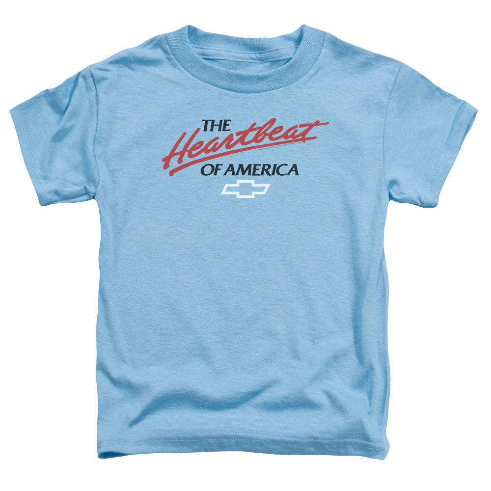 Chevrolet™- Toddler Kids Shirt (Ages 2-4) - Officially Licensed - Heartbeat Of America - Short Sleeve Toddler Tee