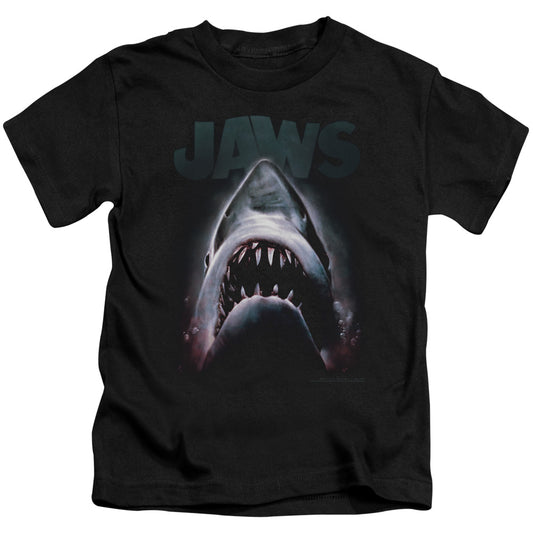 Jaws™ - Juvenile Kids T-Shirt (Ages 4-7) - Short Sleeve Juvenile T-Shirt Tee Movie - Terror In The Deep - Officially Licensed