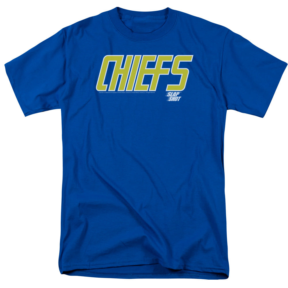 Slap Shot™ Movie Shirt - Officially Licensed - Chiefs Logo - Adult Unisex Short Sleeve T-Shirt