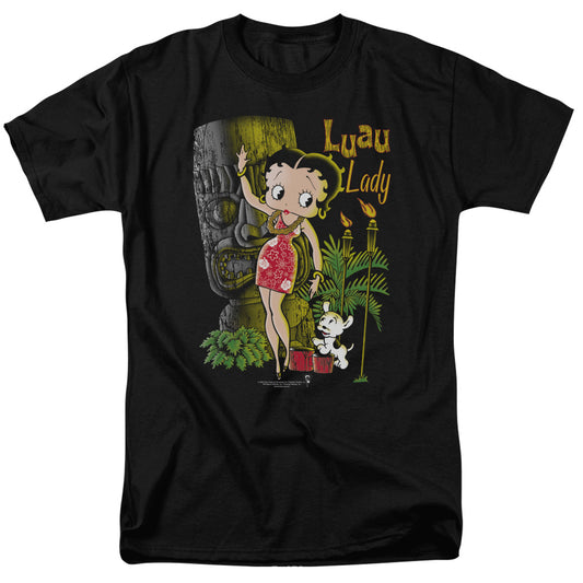 Betty Boop™ Shirt - Officially Licensed - Luau Lady - Adult Unisex Short Sleeve T-Shirt