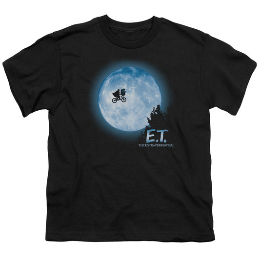 E.T.™ - Youth Kids T-Shirt (Ages 7+) - Short Sleeve Youth T Shirt- Moon Scene - Officially Licensed - S M L XL