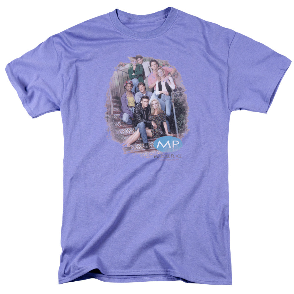 Melrose Place™ TV Show Shirt - Original Cast Distressed - Officially Licensed - Adult Unisex Short Sleeve T-Shirt
