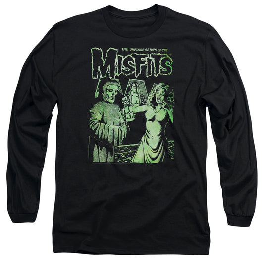 Misfits - The Return - Unisex Adult Long Sleeve T-Shirt - Longsleeves, Tshirt, Punk Rock, Vintage, Band, Heavy Metal, Black, Goth, Tour