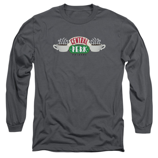 Friends - Central Perk Logo Long Sleeve Adult 18/1 - Forces Of Mankind