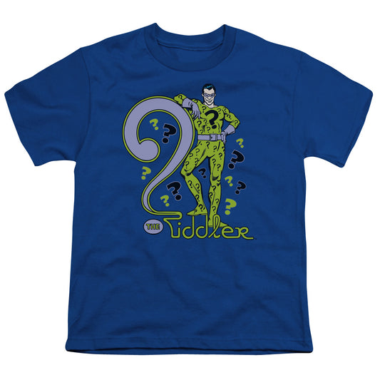 The Riddler - Youth Kids T-Shirt (Ages 7+) - Short Sleeve Youth T Shirt - Officially Licensed - S M L XL
