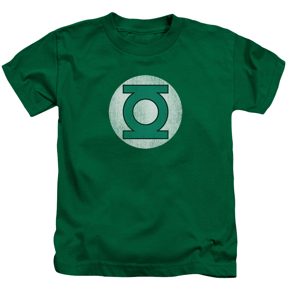 Green Lantern™ - Kids T-Shirt (Ages 4-7) - Logo Distressed - DC Comics Vintage - Officially Licensed - Size 4 5 6 7