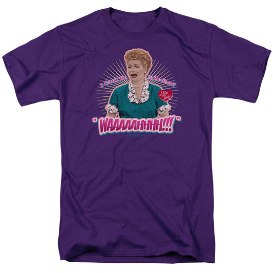 I Love Lucy™ Tv Show Shirt - Officially Licensed - Adult Unisex Short Sleeve T-Shirt - Waaaaahhhh!!!