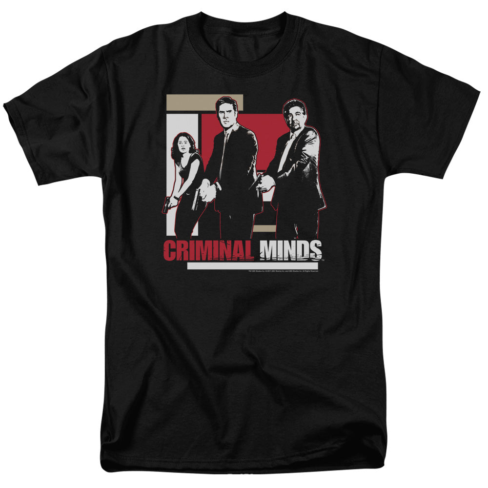 Criminal Minds™ TV Show Shirt - Guns Drawn - Officially Licensed - Adult Unisex Short Sleeve T-Shirt