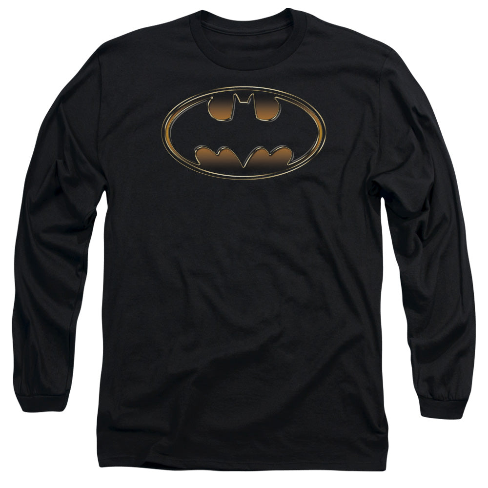 Batman - Black & Gold Embossed Long Sleeve Adult 18/1 - Forces Of Mankind