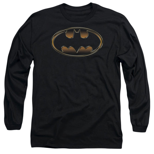 Batman - Black & Gold Embossed Long Sleeve Adult 18/1 - Forces Of Mankind