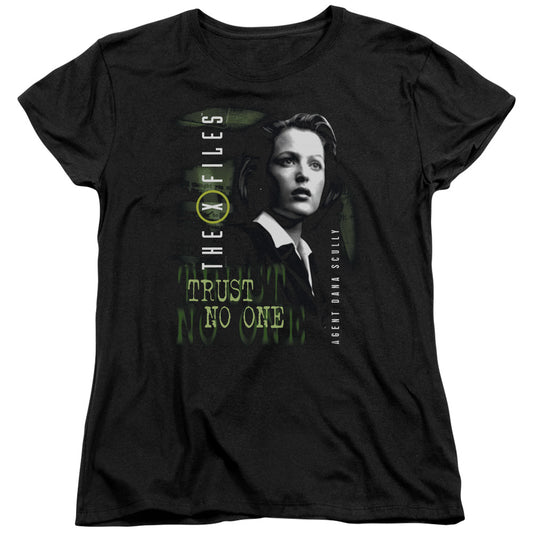 The X-Files - Women's Tee - Women's Short Sleeve T-Shirt Tee - Scully - Officially Licensed