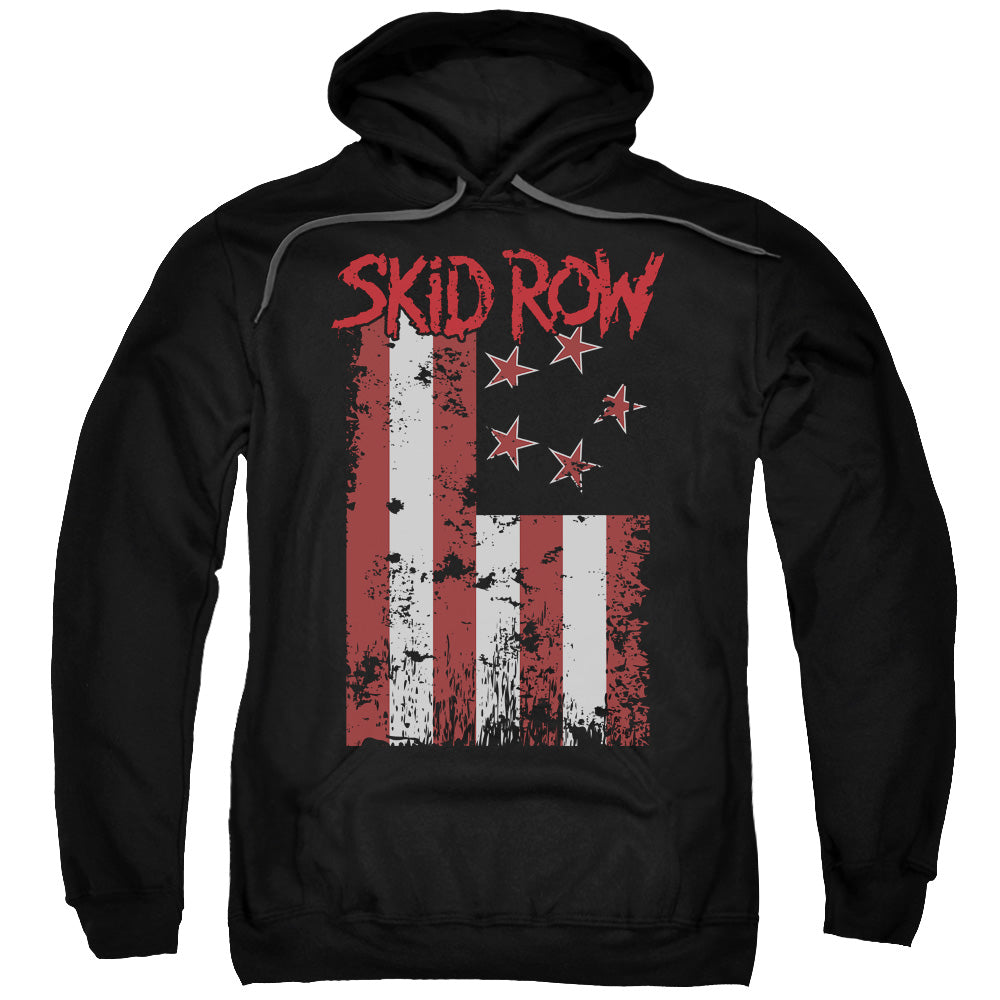 Skid Row - Adult Unisex Pull Over Hoodie - Flagged