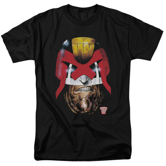 Judge Dredd™ Comic Shirt - Officially Licensed - Adult Unisex Short Sleeve T-Shirt - Dredd's Head