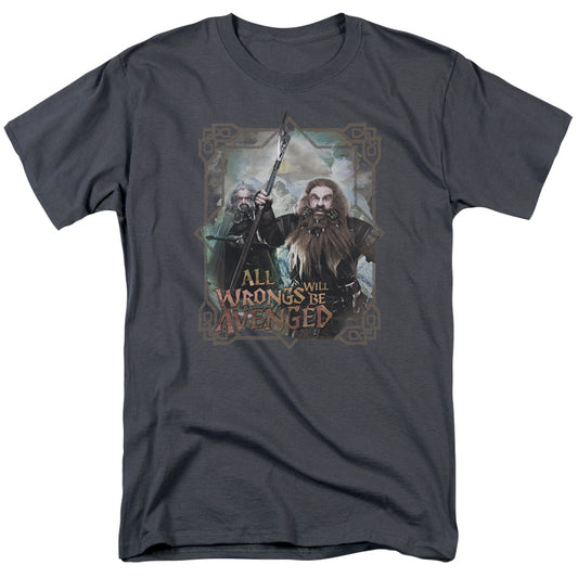 The Hobbit™ Shirt - Officially Licensed - Wrongs Avenged - Adult Unisex Short Sleeve T-Shirt