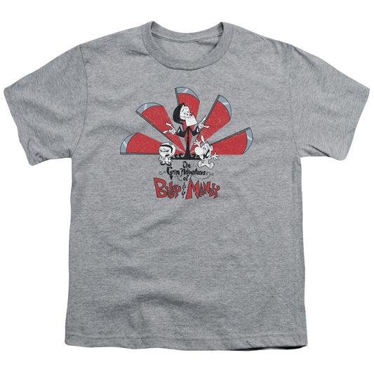 Grim Adventures Of Billy And Mandy - Youth Kids Shirt (Ages 7+) - Short Sleeve Youth T-Shirt - Officially Licensed - Grim Adventures