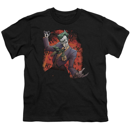 Batman - Youth Kids T-Shirt (Ages 7+) - Short Sleeve Youth T Shirt - Joker's Ave - Officially Licensed - S M L XL