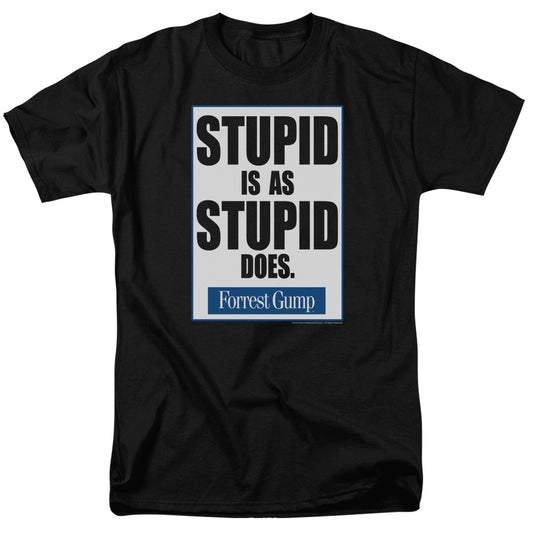 Forrest Gump™ Shirt - Stupid Is - Officially Licensed - Adult Unisex Short Sleeve T-Shirt