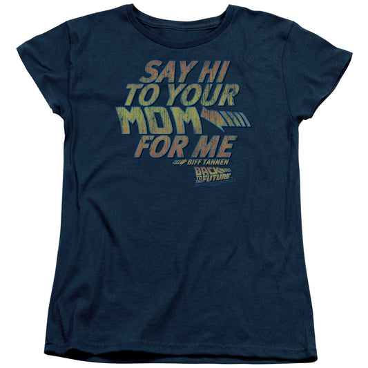 Back To The Future - Say Hi Short Sleeve Women's Tee - Forces Of Mankind