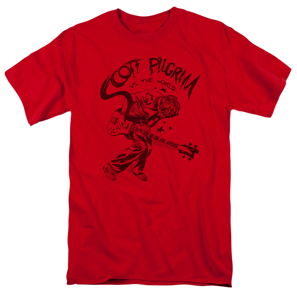 Scott Pilgrim™ Movie Shirt - Scott Pilgrim vs. the World - Rockin - Adult Unisex Short Sleeve T-Shirt - Officially Licensed