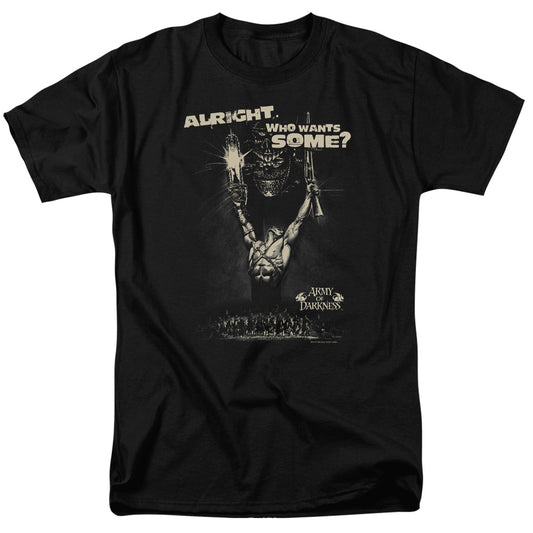Army Of Darkness™ Movie Shirt - Officially Licensed - Adult Unisex Short Sleeve T-Shirt - Want Some
