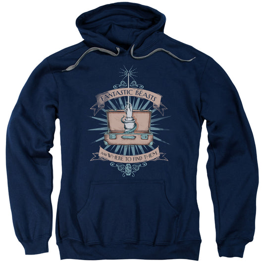 Fantastic Beasts - Briefcase Adult Pull Over Hoodie - Forces Of Mankind