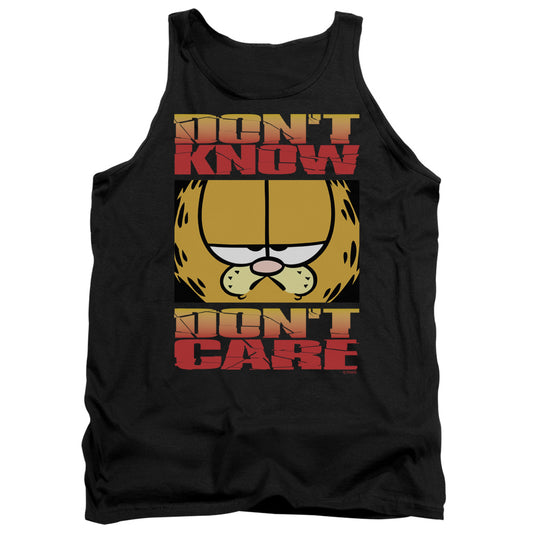 Garfield™ Tank Top - Don't Know Don't Care - Officially Licensed - Adult Unisex Tank Top