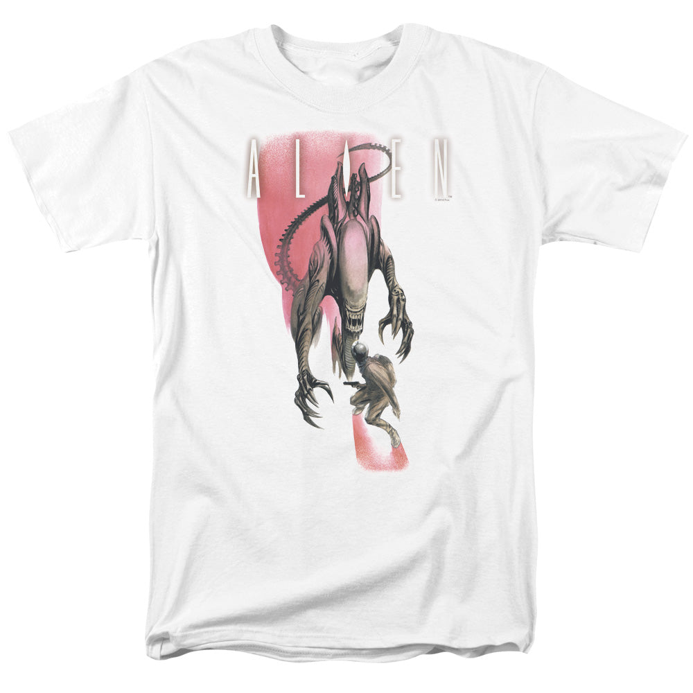 Alien™ Movie Shirt - Officially Licensed - Adult Unisex Short Sleeve T-Shirt - Alien Vs Predator, Xenomorph, Horror - Face Off
