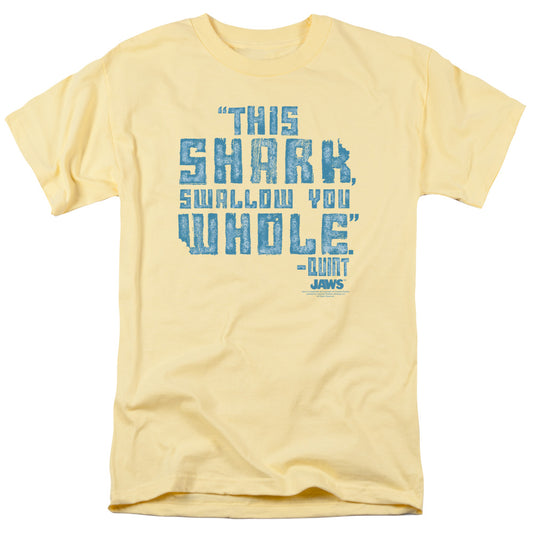 Jaws™ Movie Shirt - Officially Licensed - Adult Unisex, Men, Women Short Sleeve T-Shirt - Swallow You Whole
