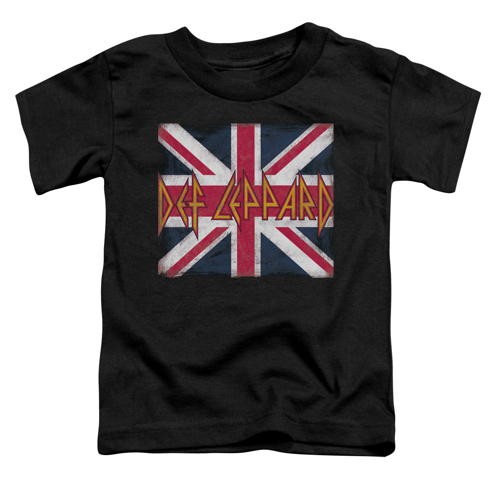 Def Leppard™ - Toddler Kids Shirt (Ages 2-4) - Officially Licensed - Union Jack - Short Sleeve Toddler Tee - 2t 3t 4t
