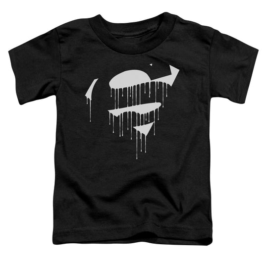Superman™ - Toddler Kids T-Shirt (Ages 2-4) - Short Sleeve Toddler Tee - Dripping Shield - Officially Licensed - 2T 3T 4T