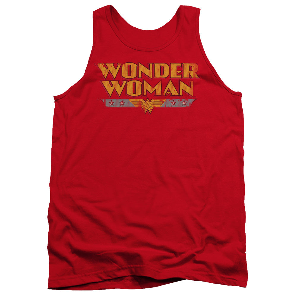 Wonder Woman™ Tank Top - Officially Licensed - DC Comics Vintage - Logo Red - Adult Unisex Tank Top
