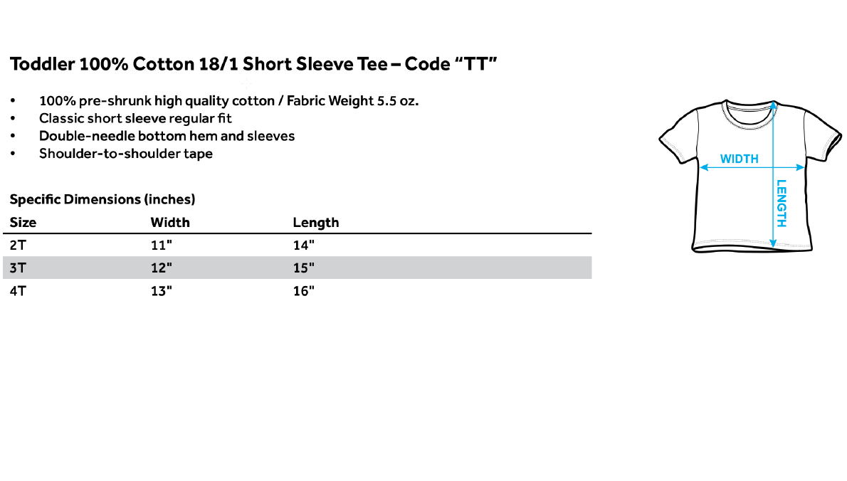 Adventure Time - Toddler Kids T-Shirt (Ages 2-4) - Short Sleeve Toddler Tee - Shmowzow - 2T 3T 4T