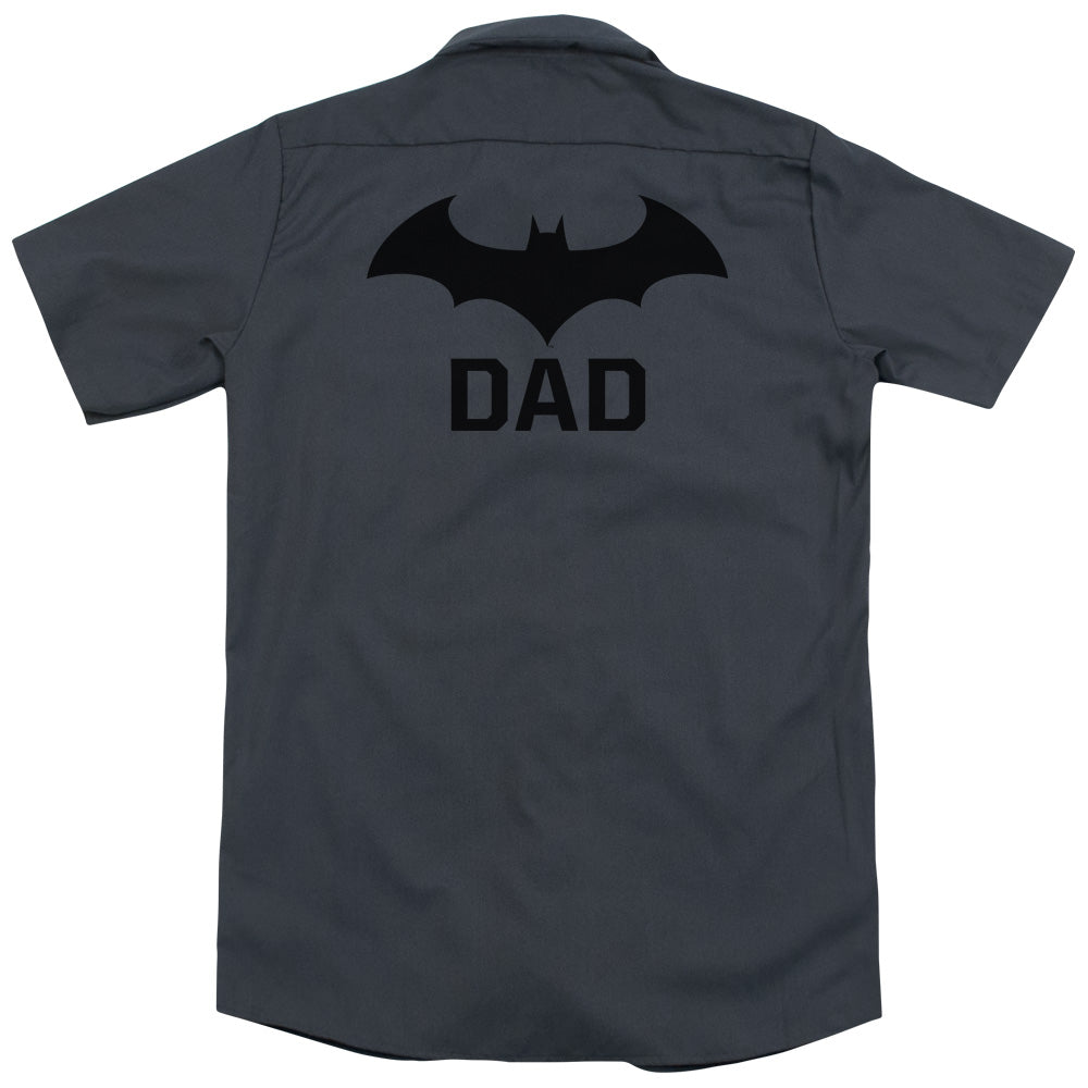 Batman - Hush Dad(Back Print) Adult Work Shirt - Forces Of Mankind