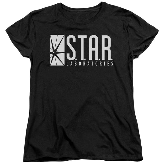 The Flash™ - Women's Tee - Short Sleeve Women's T-Shirt - Loose Fit - S.T.A.R. - Star Labs, Lightning - Officially Licensed