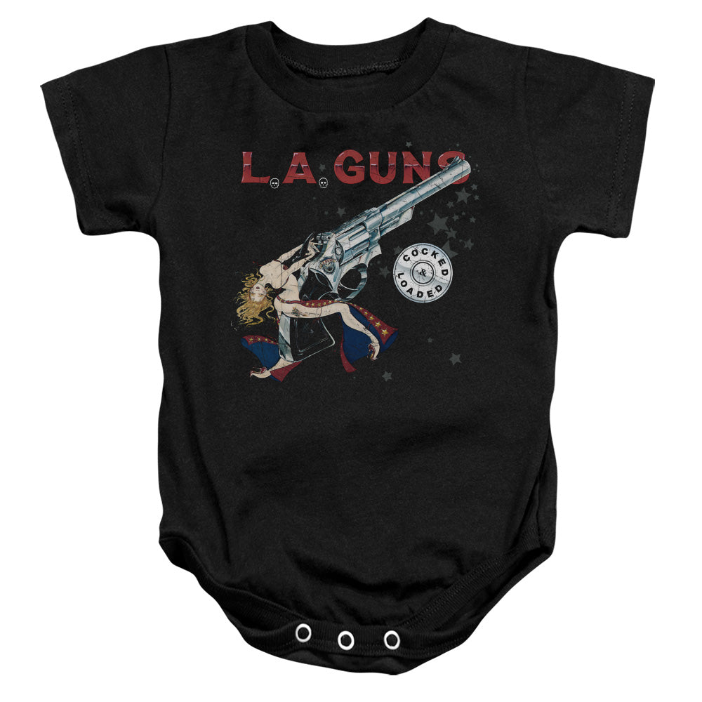 L.A. Guns™ Baby Onesie - Officially Licensed - Cocked And Loaded - Infant Snapsuit, Baby Bodysuit, Baby Clothes